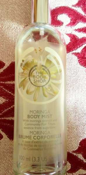 Body Shop : Moringa Body Mist | White Must Libertine