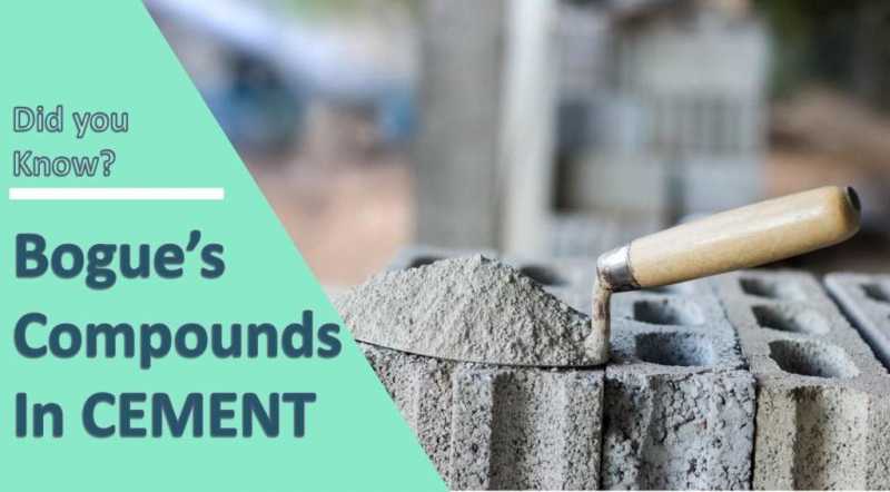 Bogues Compounds In Cement And Their Significance Or Uses