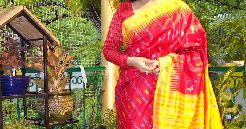 Bomkai Silk Saree