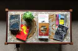 Books On The Tiled Table #1