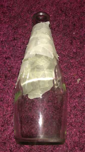 Bottle Art - Up-cycled Bottle :)