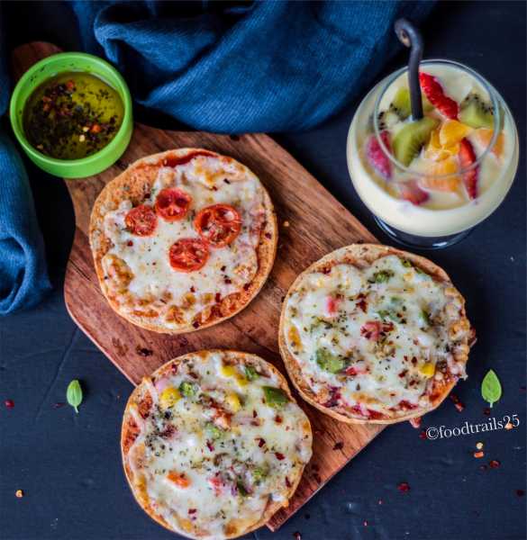 Bread Pizza - Food-trails