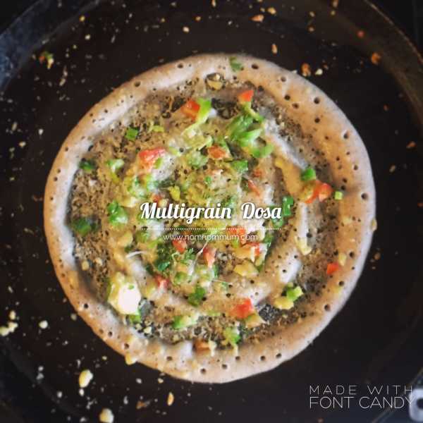 Breakfast Challenge Day 06, Multigrain Dosa