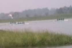 Brilliant 2012 Indian Boys Junior Nationals Coxless Fours Finals. 1.Maharastra 2.Uttarakhand 3. Kerala