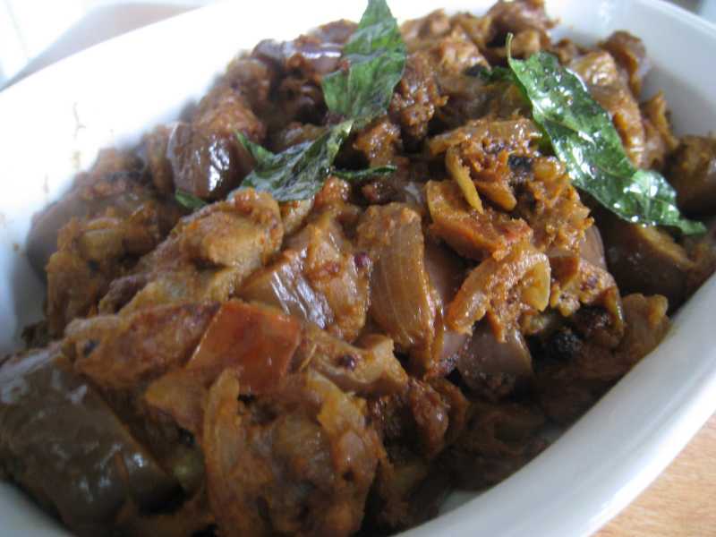 Brinjal (eggplant) Pachadi