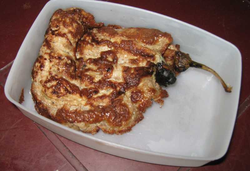 Brinjal Fried In Eggy Batter