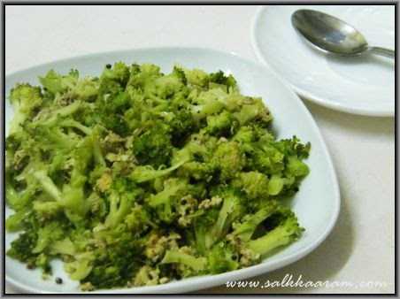 Broccoli Egg Dry Fry