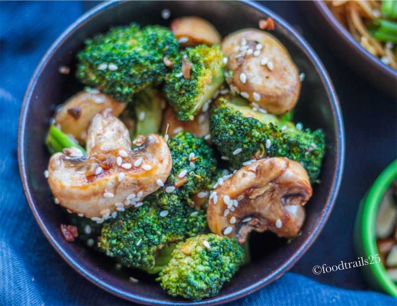 Broccoli And Mushrooms Stir-fry(Chinese Style) - Food-trails