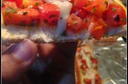 bruschetta in a hurry!