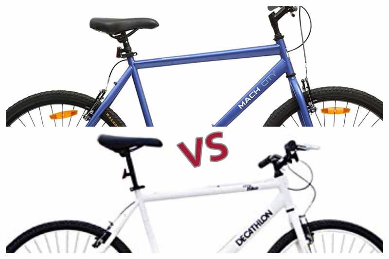 Btwin My Bike Vs Mach City IBike - Review & Price In India