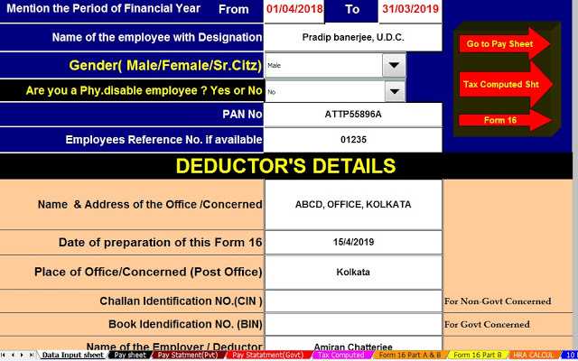 Budget 2018: Rs 40,000 Tax Deduction On Transport, Medical Expenses, With Automated Income Tax Preparation Excel Based Software All In One For Government & Private Employees For The F.Y. 2018-19 & Ass Year 2019-20