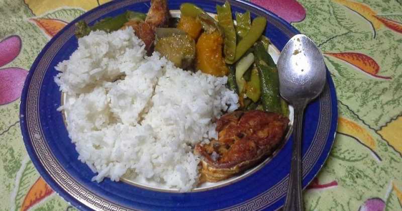 Bulanglang With Fried Milk Fish