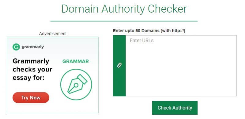 Bulk Domain Authority Checker - Drill SEO
