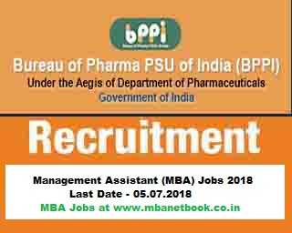 Bureau Of Pharma PSU Of India (BPPI) Recruitment Details 2018