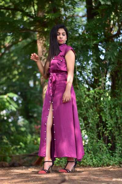 Button Down Maxi Dress