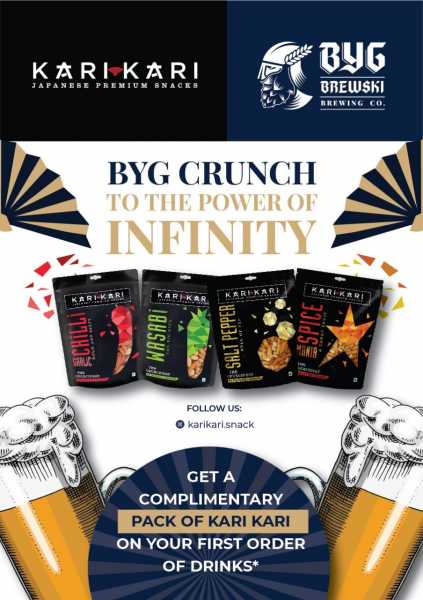 Byg Launch Of Kari Kari Snacks At Byg Brewski - Dhempe Travel Blog