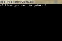 C Program 11: To Print a Right Angled Triangle