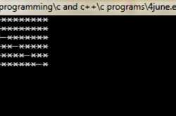 C Program 12:  To Print The Given Rectangle Pattern
