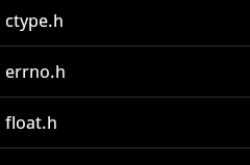 C Reference app on Android