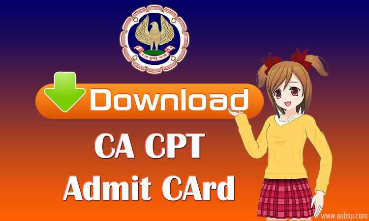 CA CPT Admit Card June 2019 - Download ICAI Admit Card 2019