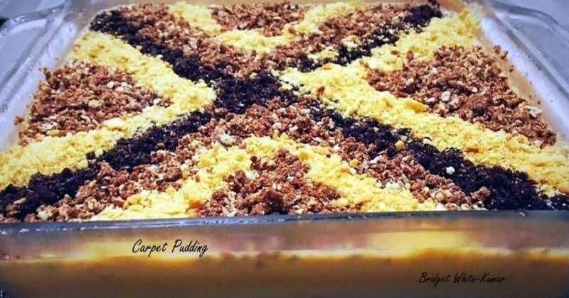 CARPET PUDDING - NO BAKE CARPET PUDDING