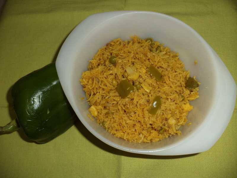 CAULIFLOWER AND CAPSICUM RICE