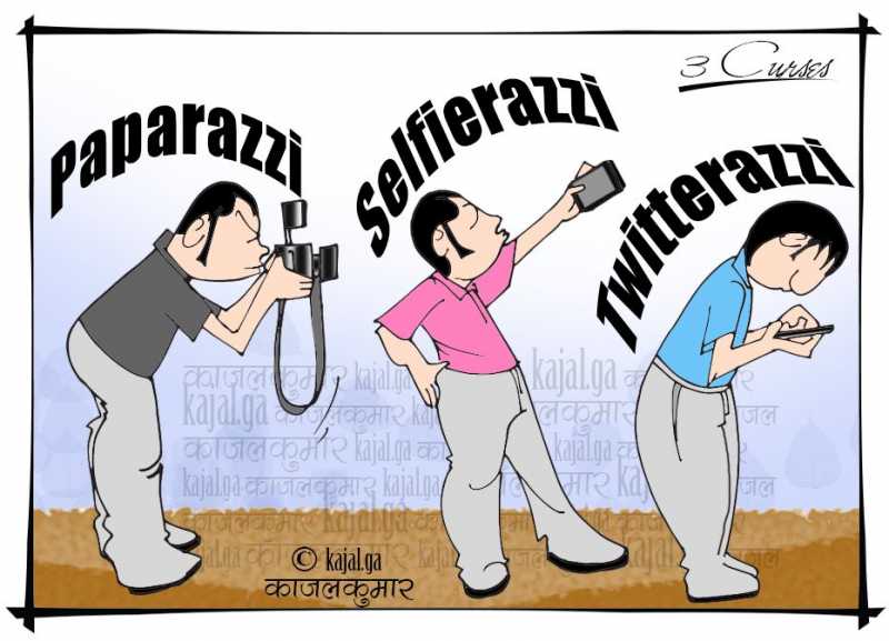 CArtoon:- 3 Curses Of Our Times