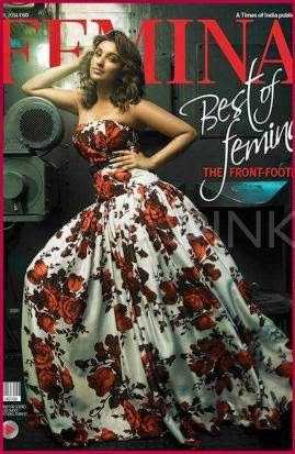 CHARMING PARINEETI CHOPRA COVERS FEMINA JULY ISSUE