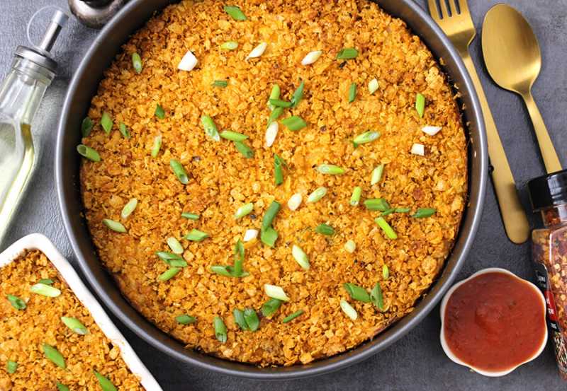 CHEESY POTATO CASSEROLE - Cook With Kushi