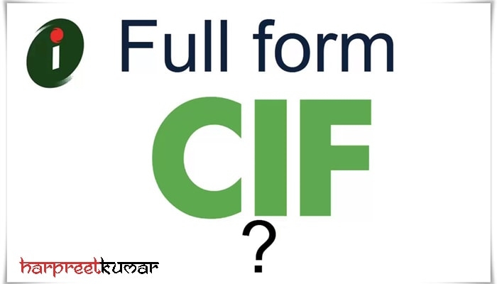 CIF Full Form And Meaning In Banking: Fully Explained