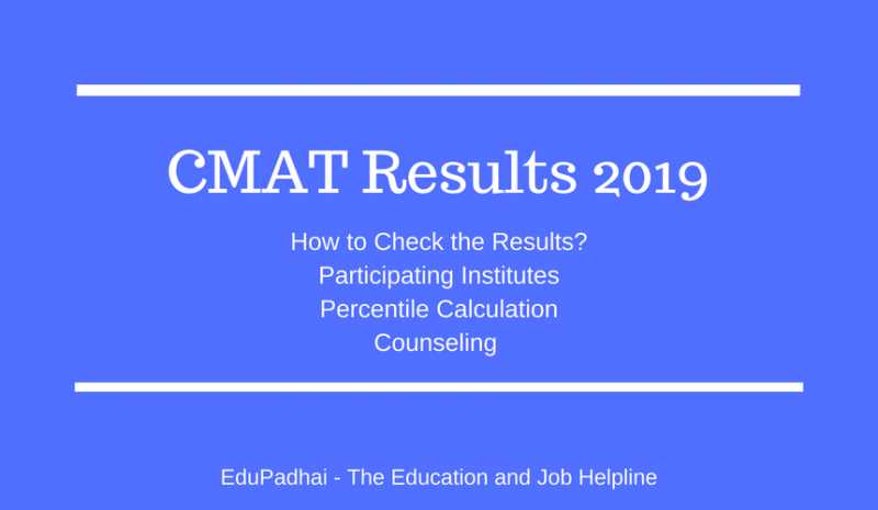 CMAT Results 2019 - Date, Scorecard, Merit List, Rank - Check Here | EduPadhai