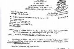 CMRS to Inspect Delhi Metro’s Green Line to Bahadurgarh on May 30