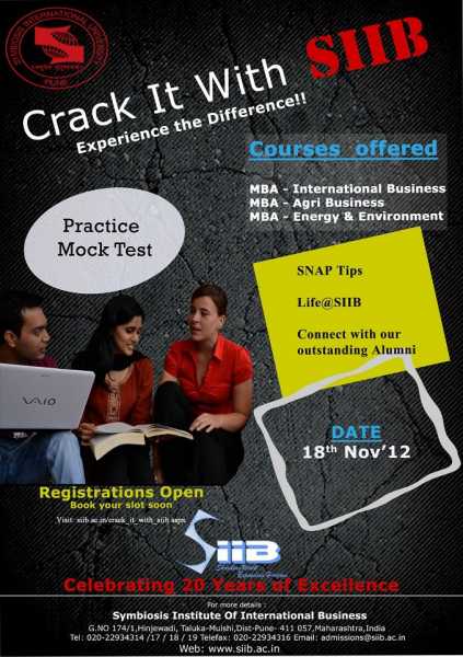 CRACK IT WITH SIIB  2012