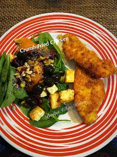CRUMB-FRIED CHICKEN OR ROAD ROLLER CHICKEN