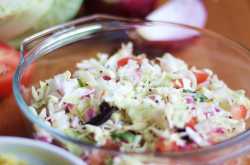 cabbage salad (desi style)