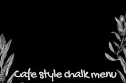 Cafe style chalkboard decor for the Dining area under 10$