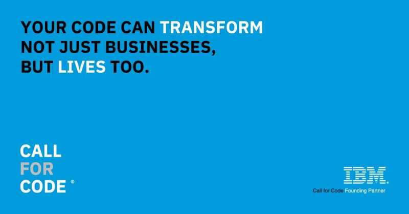 Call For Code’19, An Initiative To Make The Change. Let