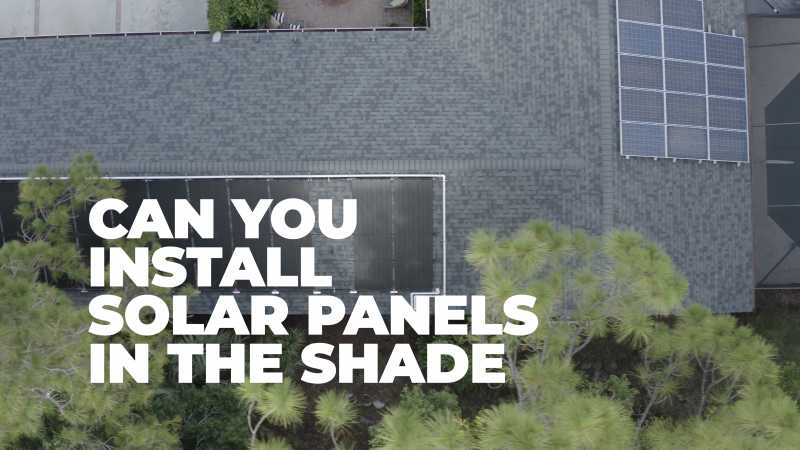 Can I Put Solar Pool Heating Panels In The Shade - Florida Solar Design Group