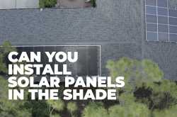can i put solar pool heating panels in the shade - florida solar design group