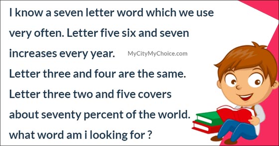 Can You Guess This Seven Letter Word? | Puzzle Answer