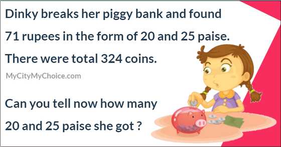 Can You Tell Now How ManyÂ 20 And 25 Paise She Got? | Puzzle Answer