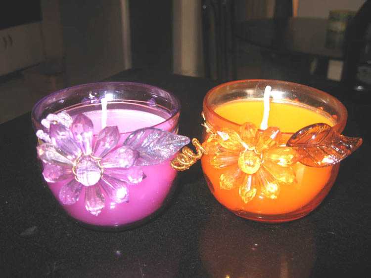 Candle Making Using Silicon Moulds