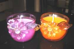 Candle Making using Silicon Moulds