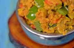 Capsicum Zunka | Shimla Mirch Sabzi - The Big Sweet Tooth