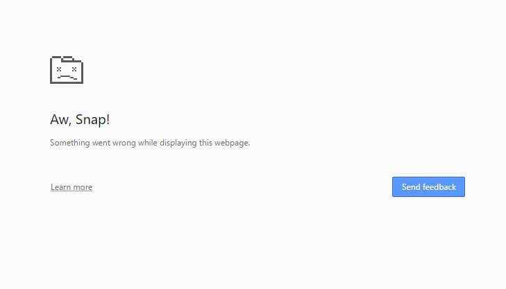 Cara Baru Mudah Memperbaiki Aw Snap Di Chrome