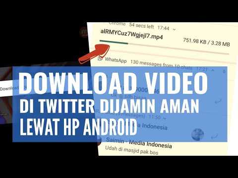 Cara Download Video Twitter Lewat Browser Android