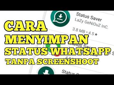 Cara Menyimpan Status WhatsApp Tanpa Screenshoot
