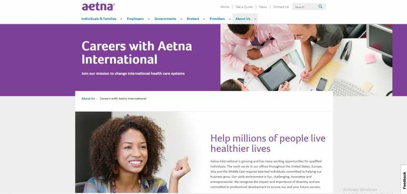 Careers With Aetna International | Asia And The Middle East