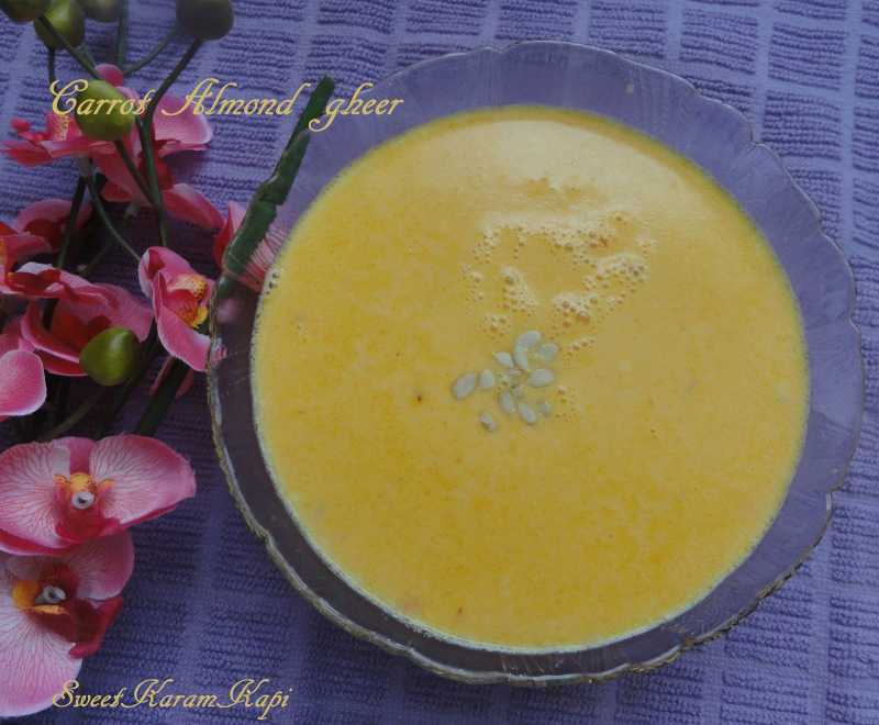 Carrot Almond Gheer