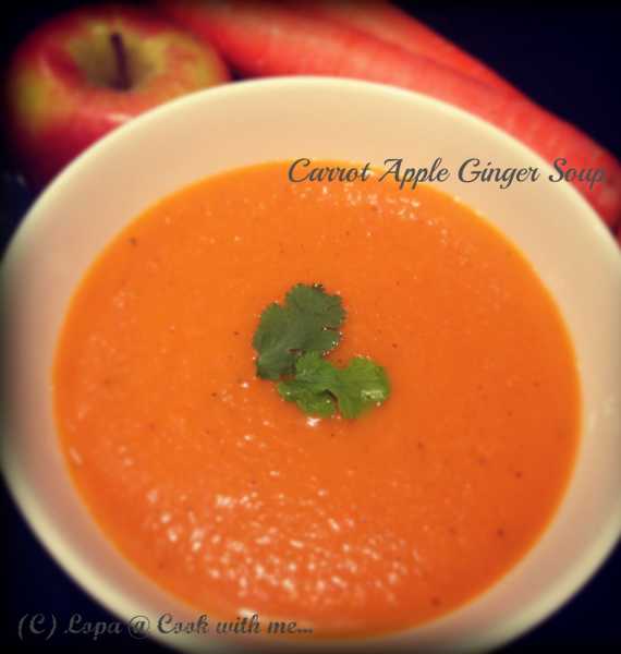 Carrot Apple Ginger Soup